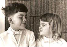 My little sister Lyn what a cutie pie! Lyn & Peter