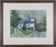 Original Watercolor Frame with Image
