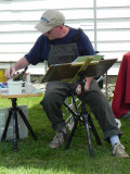 Peter Painting at Festival2