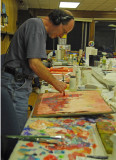 Peter painting acrylic