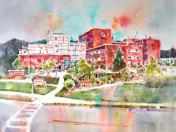 painting of RRMC by Peter Huntoon