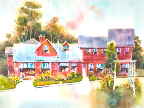 painting of the Vermont Inn by Peter Huntoon